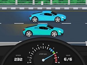 NightSpeed Shift Drag Racing Arcade Game