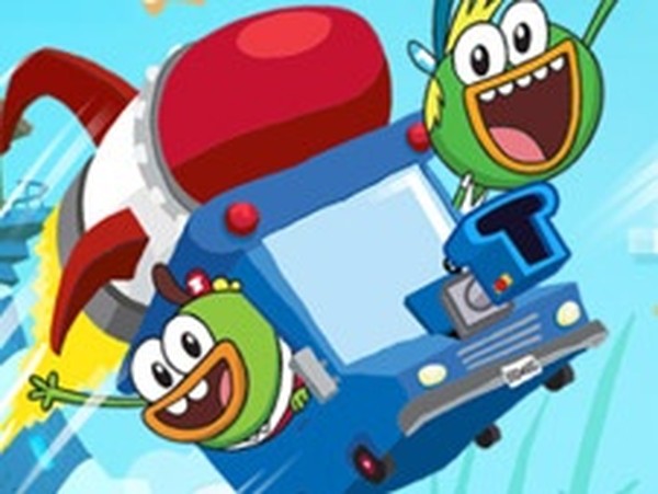 Breadwinners Punch It B Flying Delivery Game Arcade Game