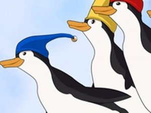 Penguin Fish Run Online Arcade Game