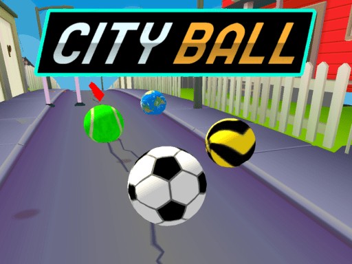 City Ball Rolling Arcade Game