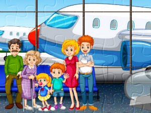 Family Travelling Jigsaw Puzzle Game