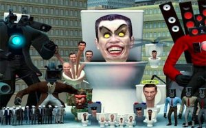 Skibidi Toilet Sliding Puzzle Game Online - Puzzle Game
