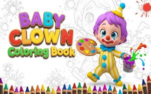 Baby Clown Coloring Book Online Coloring Game
