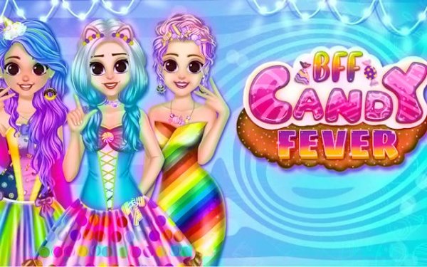 BFF Candy Fever: Princess Makeover Online Dress Up Game