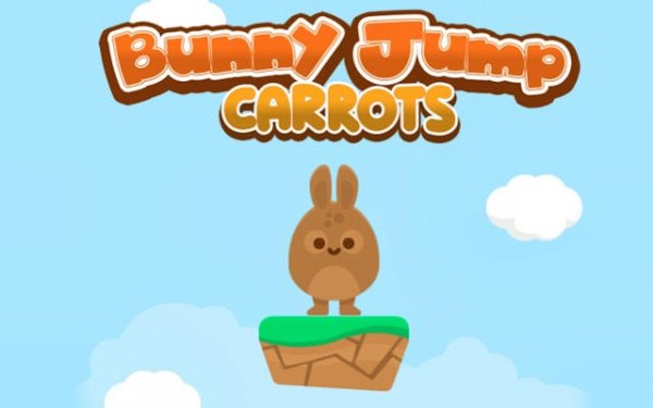 Bunny Jump Carrots: Arcade Hopper Online Arcade Game