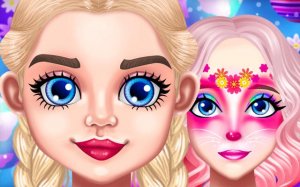 Easter Funny Makeup: Face Painting Online Game: Dress Up Game