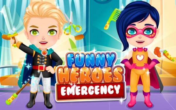 Funny Heroes Emergency: Hero Rescue & Makeover Online Game - Casual Game