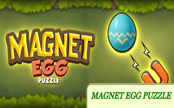 Magnet Egg Puzzle - Physics Puzzle Game Online