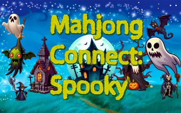 Mahjong Connect Spooky - Halloween Tile Matching Puzzle Online Game