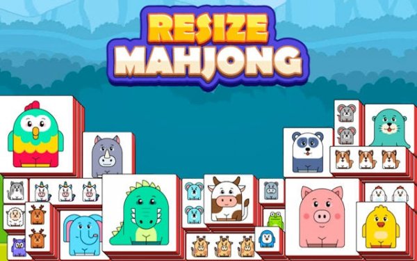 Resize Mahjong: Animal Tile Match Puzzle Online Game