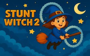 Stunt Witch 2: Magical Sky Adventure Arcade Game