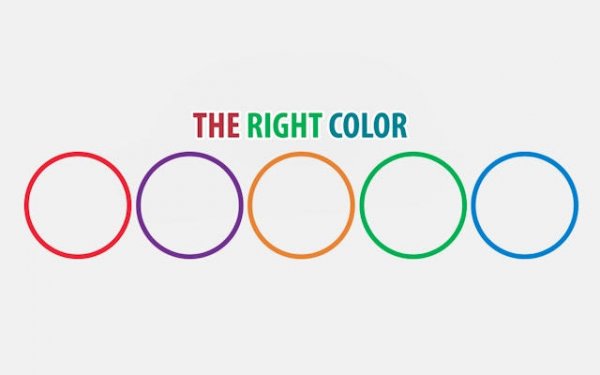 The Right Color: Stroop Challenge Online Game