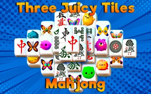 Three Juicy Tiles Mahjong Puzzle Game Online