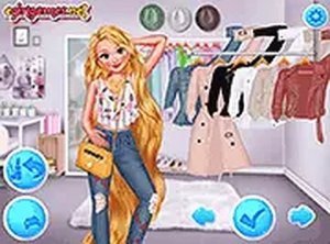 Princesses Multilayered Fashion Dress Up Game Dress-Up Game