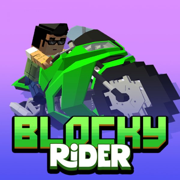 Blocky Rider Racing Game Online Arcade Game
