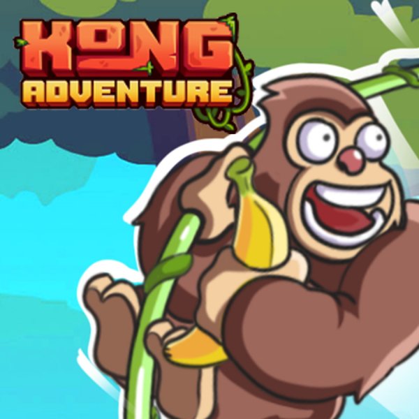 Kong Adventure Endless Runner Arcade Game